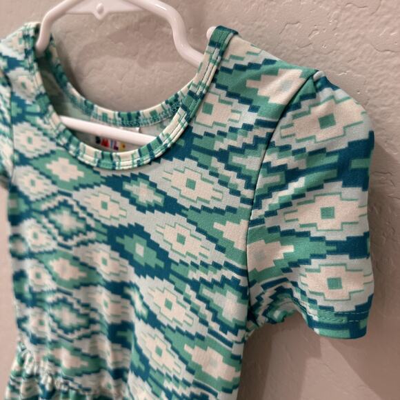 Dot Dot Smile Teal Aztec Print Maxi Dress - Picture 2 of 7